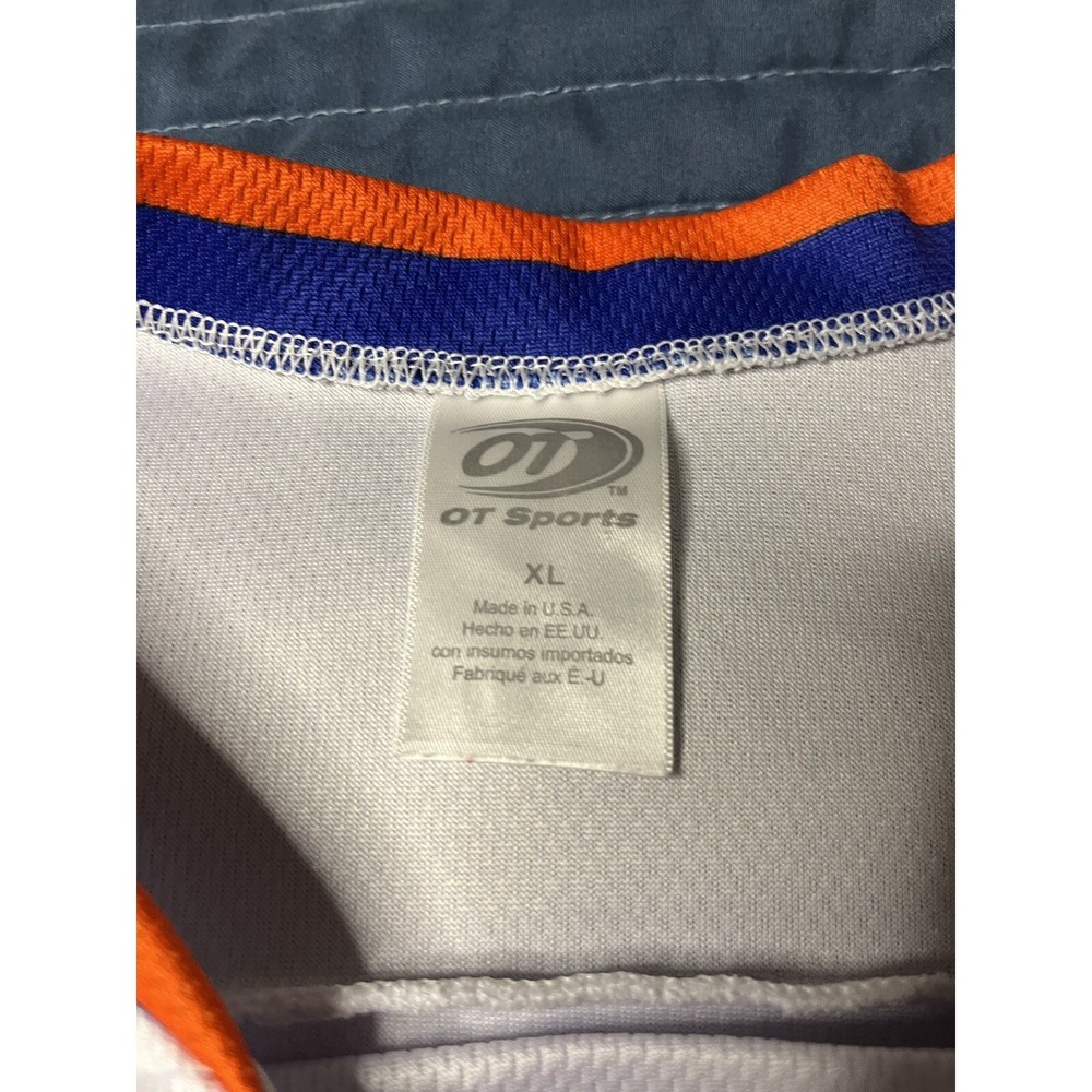 Mississippi River Kings Jersey Men's XL White Hockey 90's Night Promo OT Sports - Picture 4 of 12